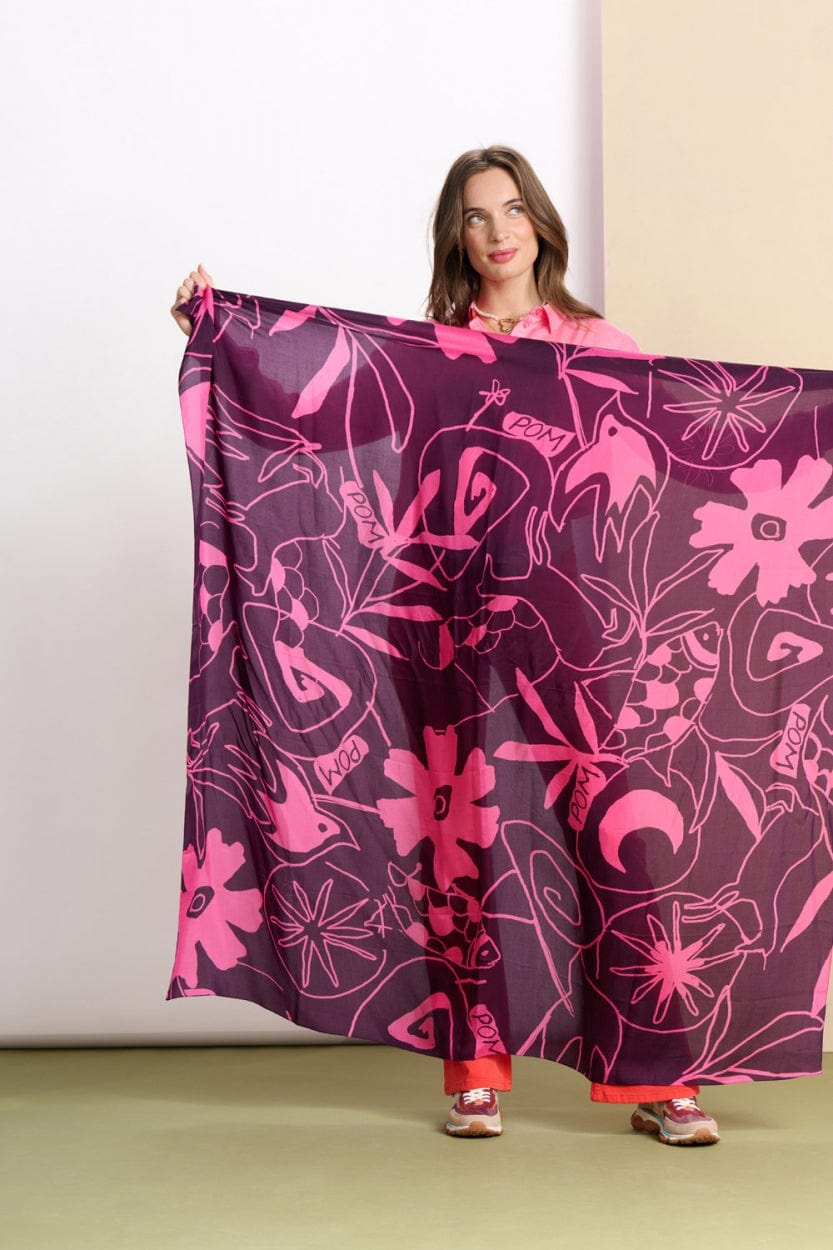 POM Amsterdam Shawls Purple / OS ÉCHARPE - Dreams Winterbloom
