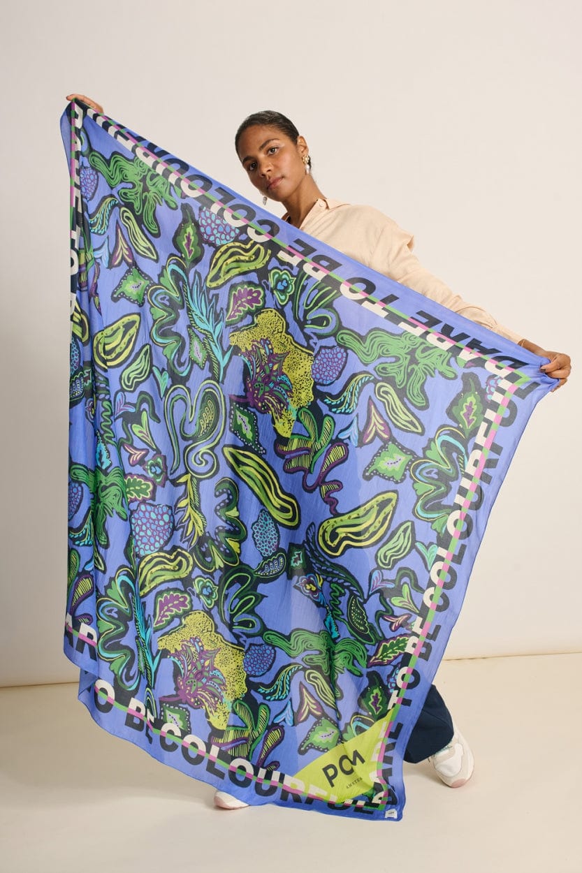 POM Amsterdam Shawls Purple / OS ÉCHARPE - Full Glow Lilac