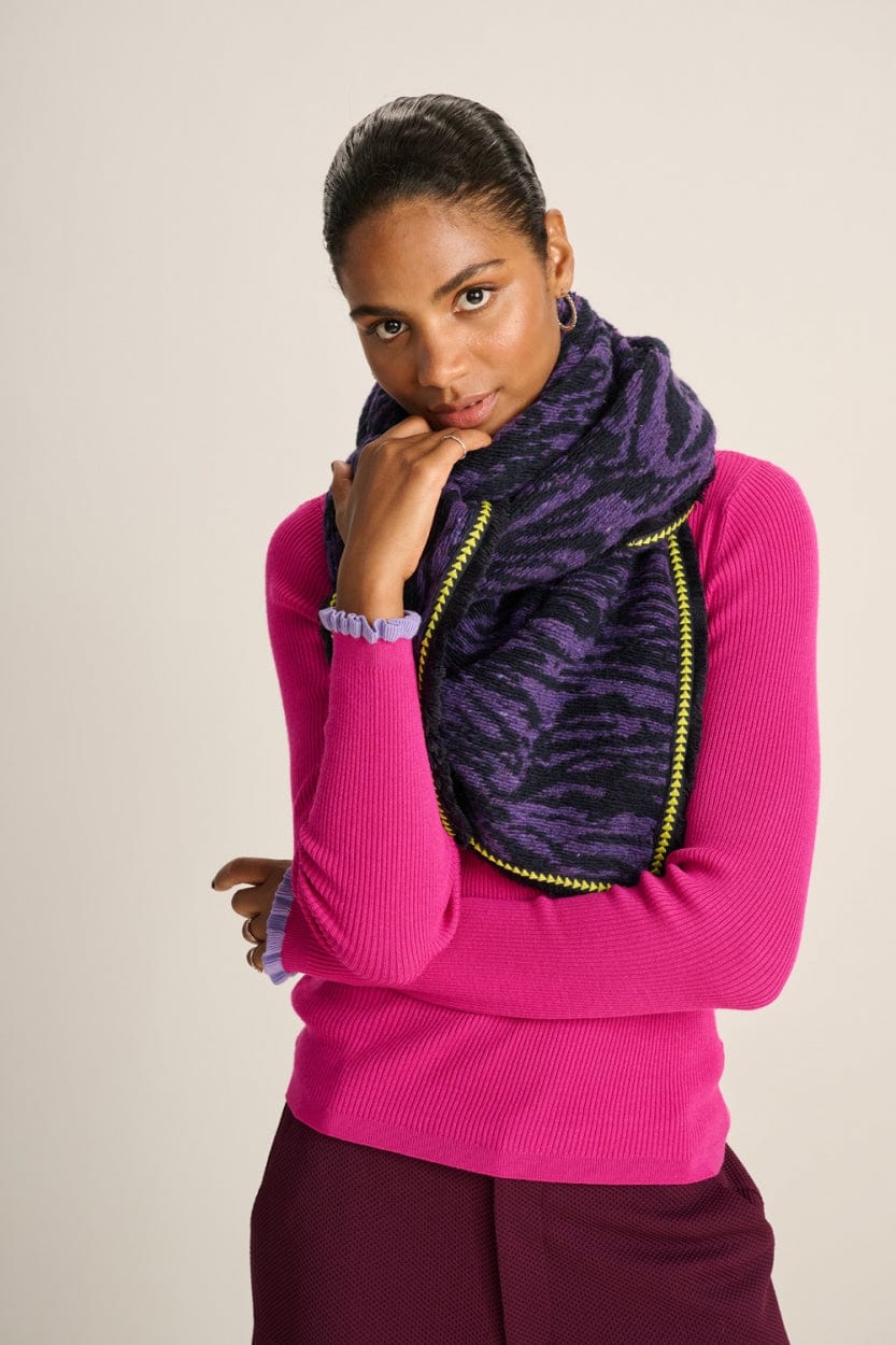 POM Amsterdam Shawls Purple / OS ÉCHARPE - Zebra Lilac