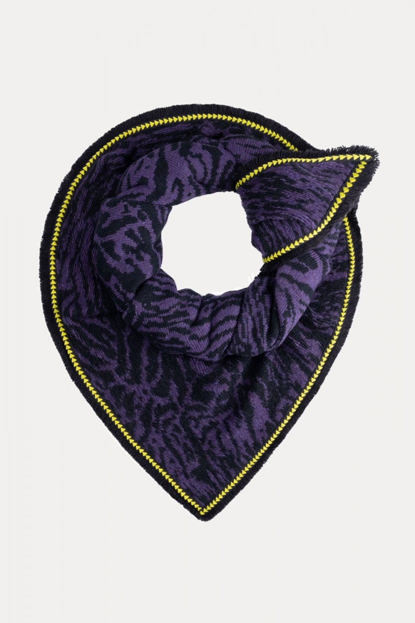 POM Amsterdam Shawls Purple / OS ÉCHARPE - Zebra Lilac