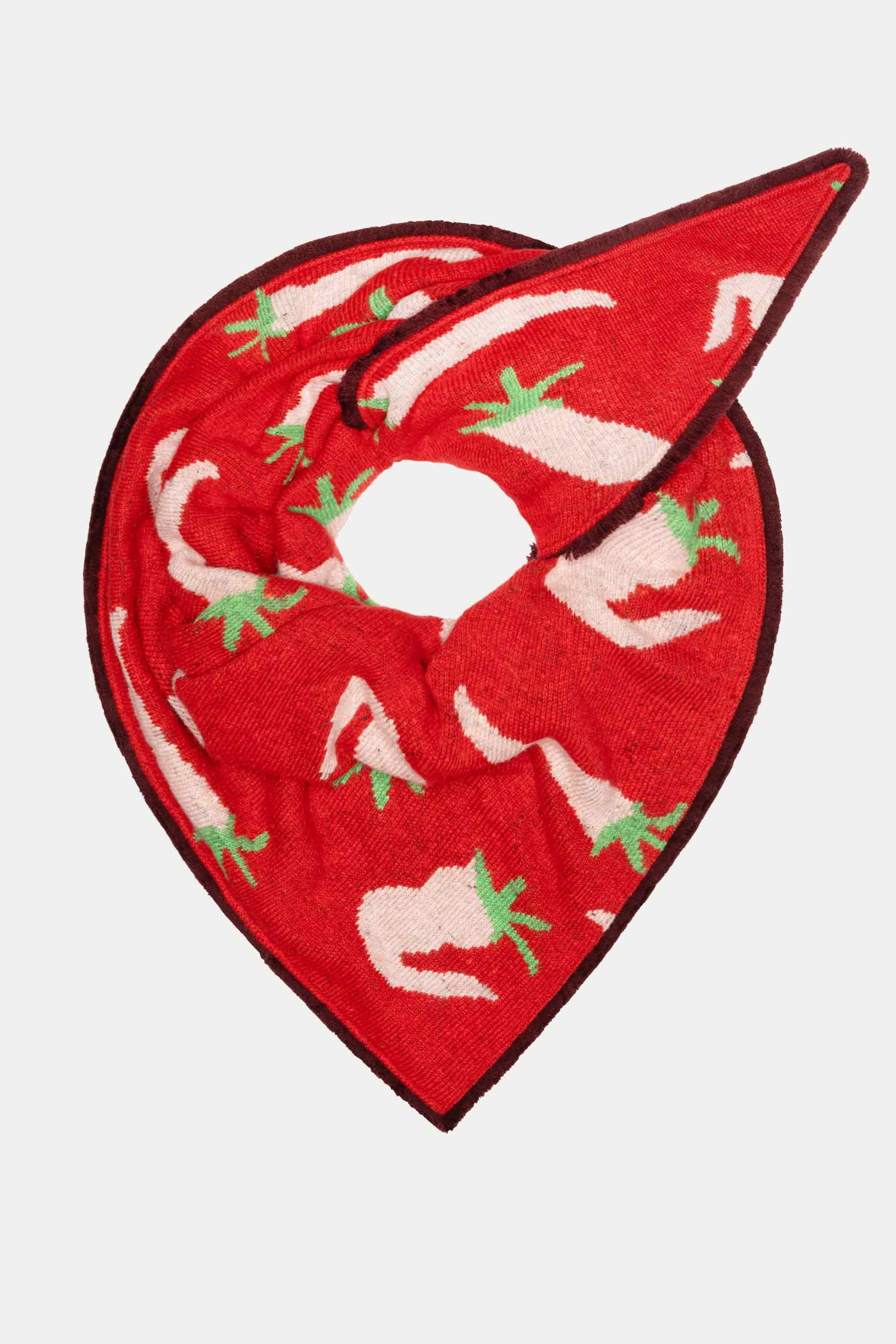POM Amsterdam Shawls Red / OS ECHARPE - Pepper Garden