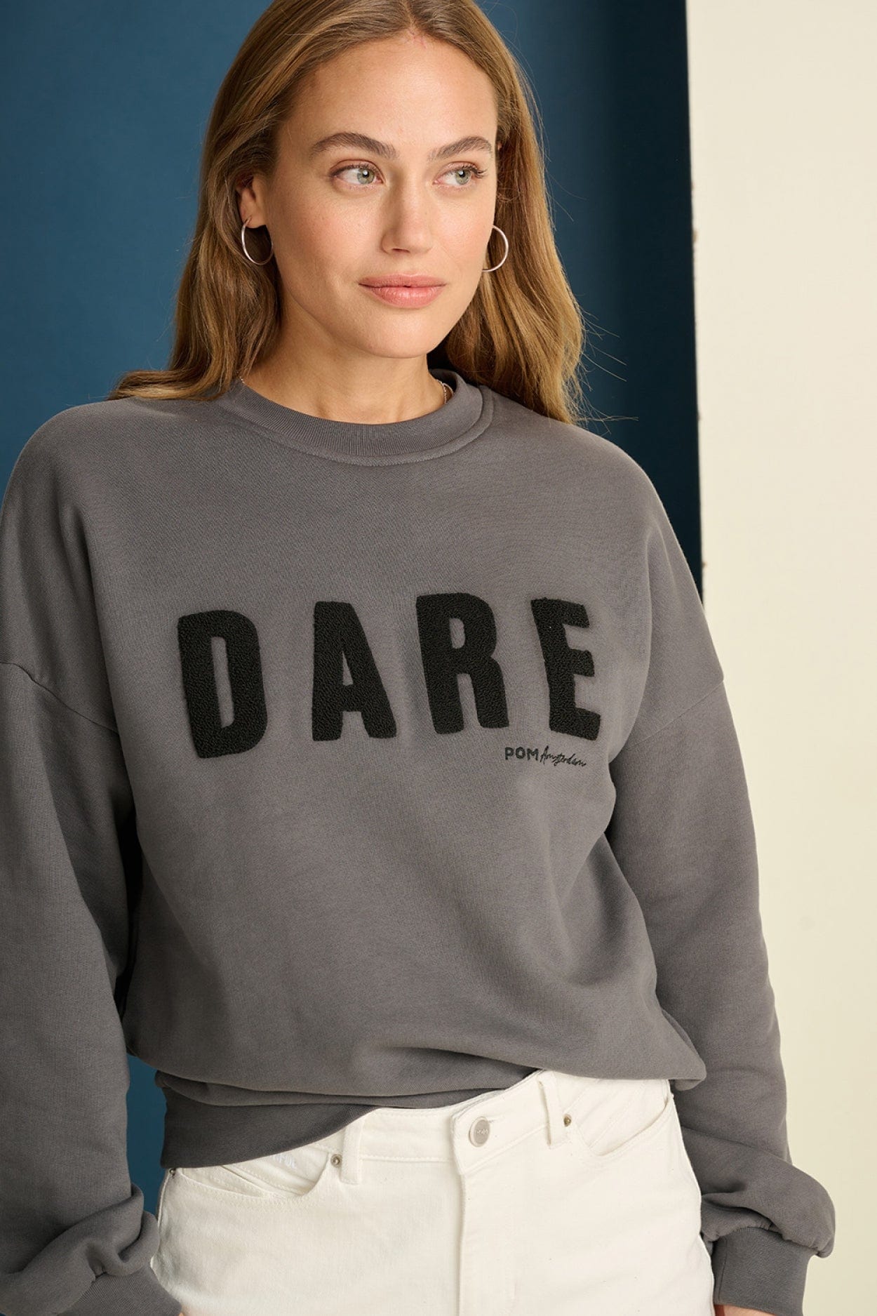 POM Amsterdam Sweaters PULL - Dare To Be Anthracite