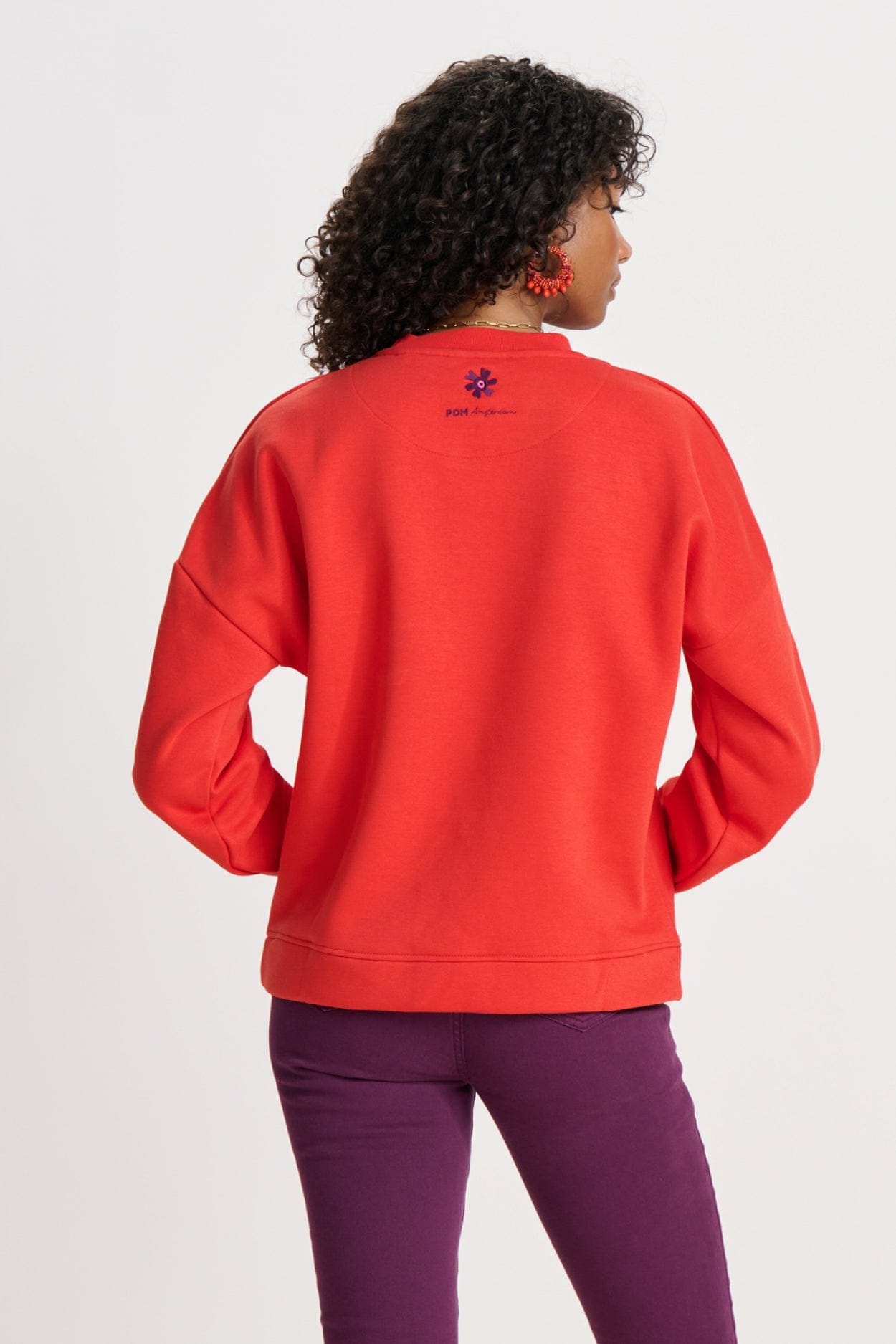 POM Amsterdam Sweaters SWEATER - DARE Phoenix Red