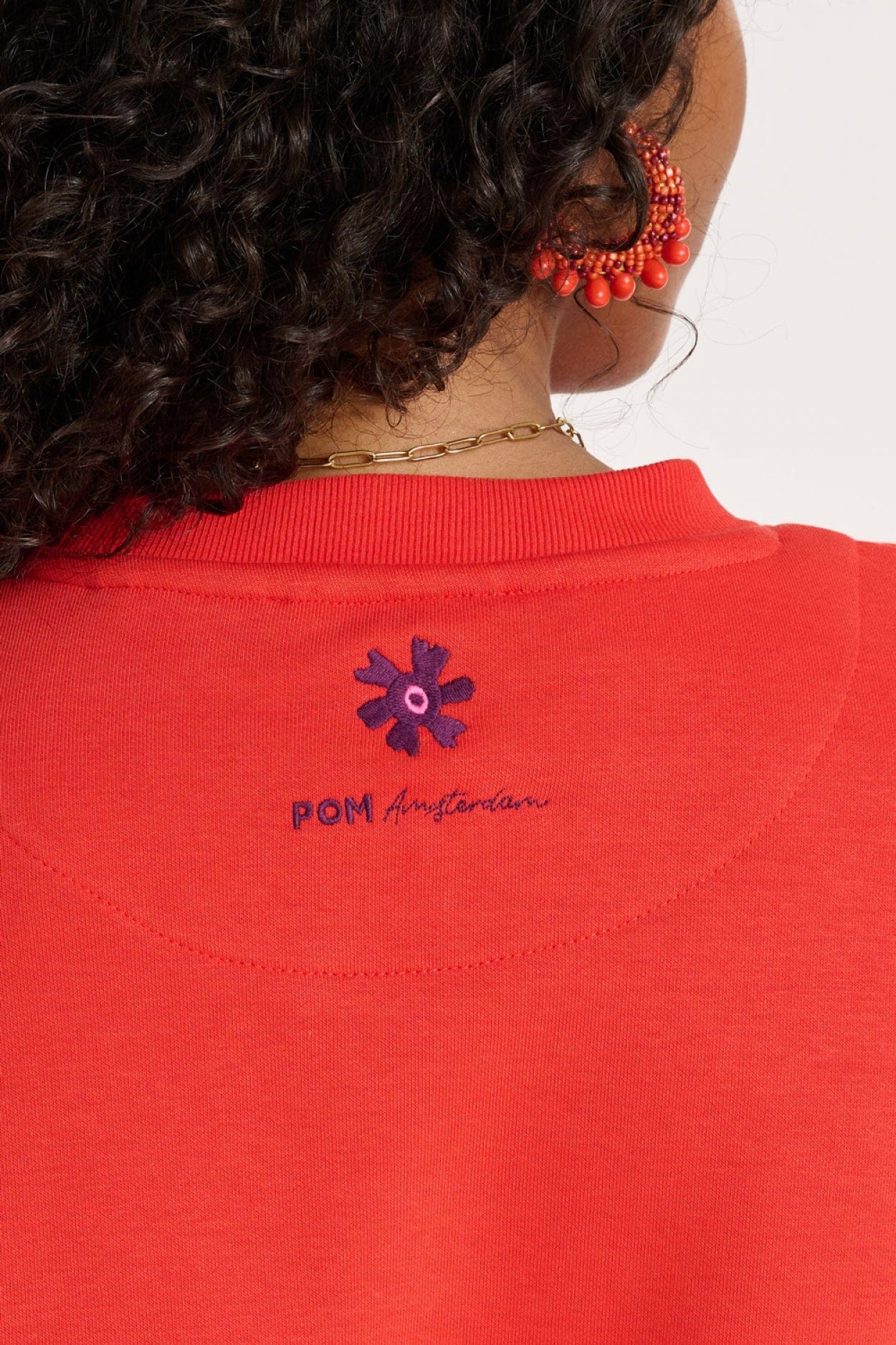 POM Amsterdam Sweaters SWEATER - DARE Phoenix Red