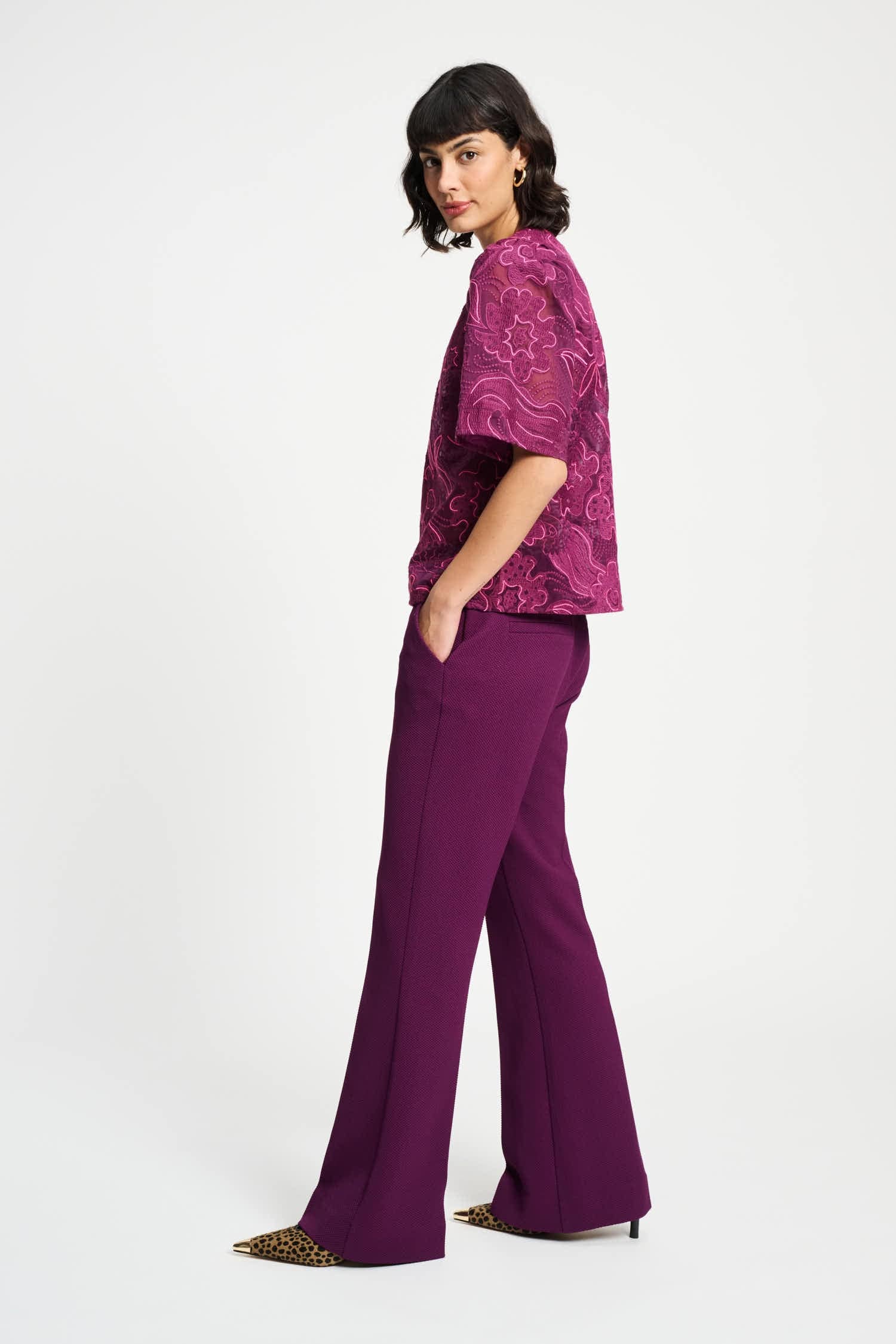 POM Amsterdam Tops TOP - Dashing Plum