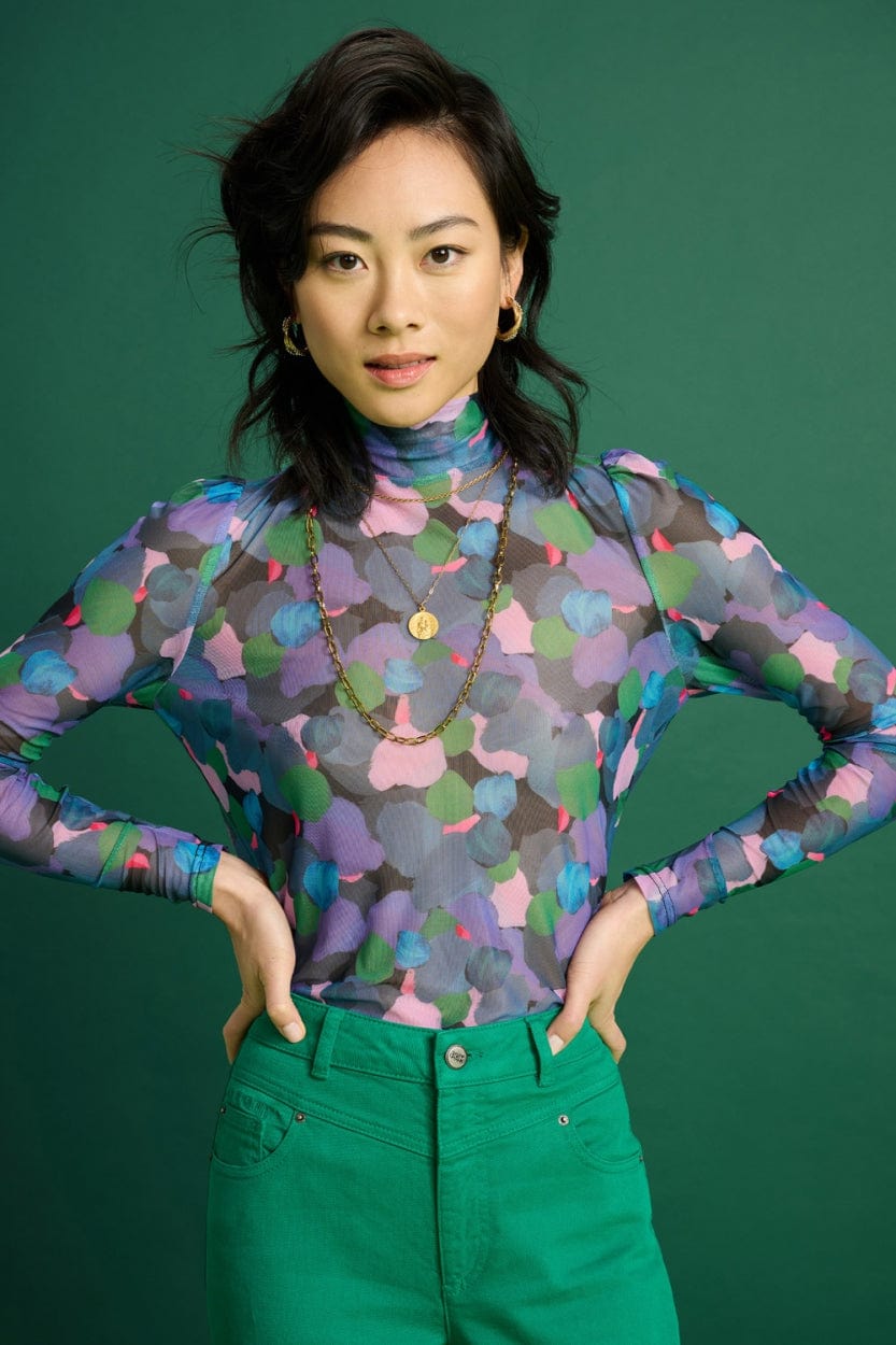 POM Amsterdam Turtlenecks COL ROULÉ - Brushwork Lilac