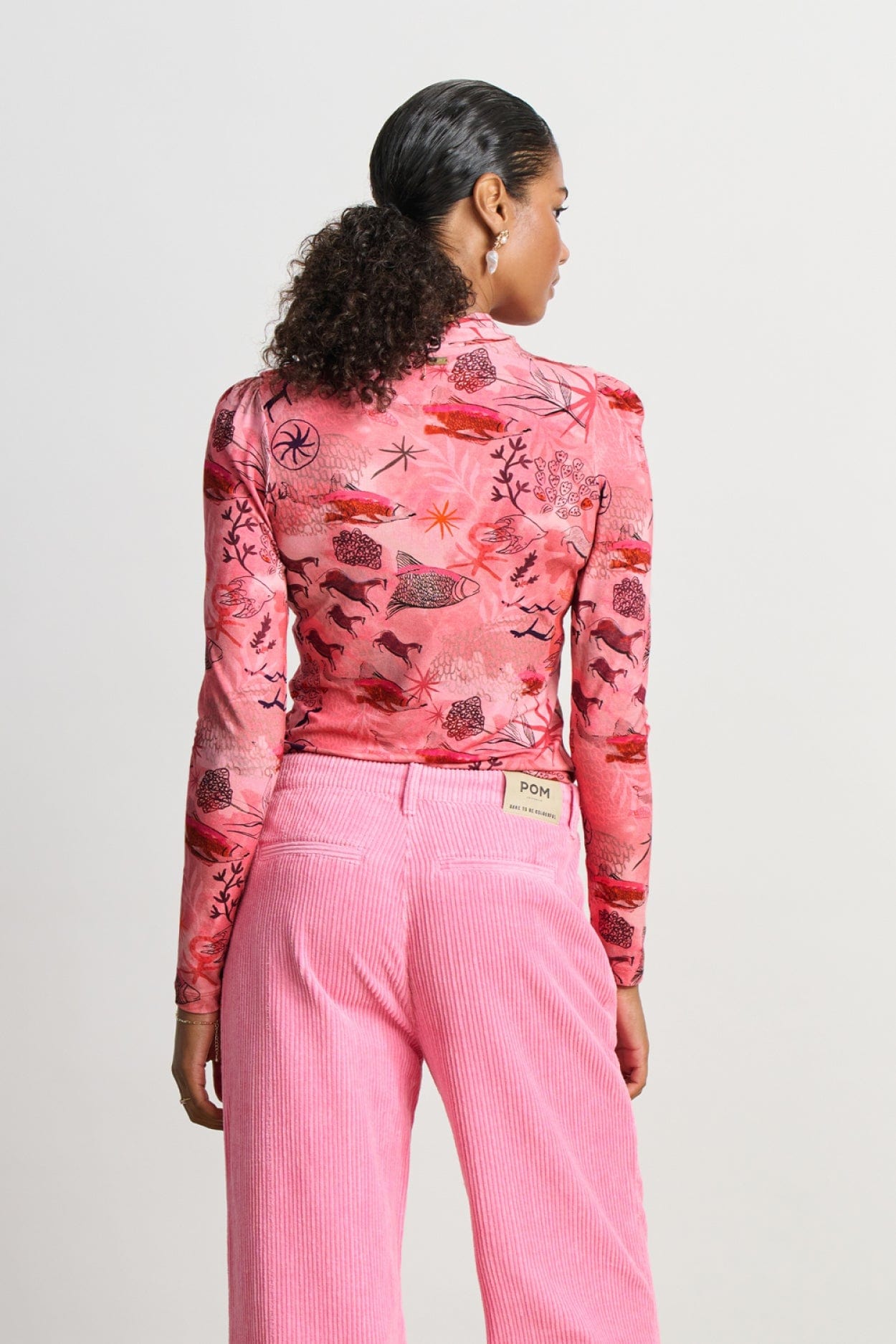 POM Amsterdam Turtlenecks COL ROULÉ - Fantastique Rose