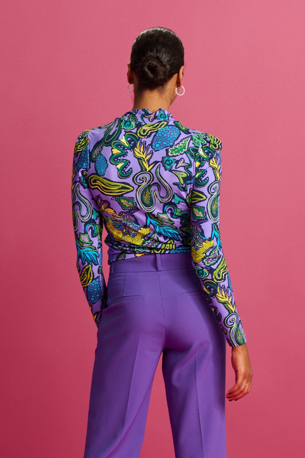 POM Amsterdam Turtlenecks COL ROULÉ - Full Glow Lilac