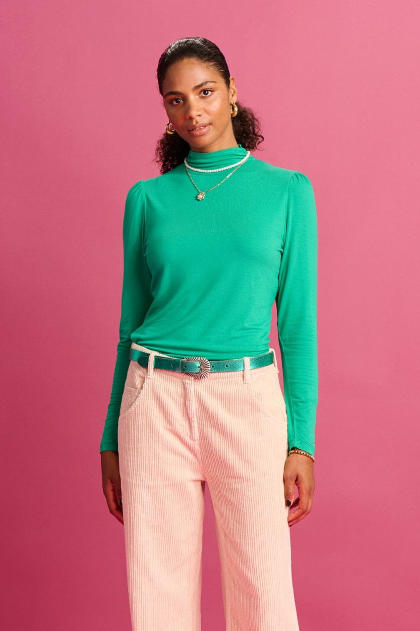 POM Amsterdam Turtlenecks Green / 34 COL ROULÉ - Fern Green