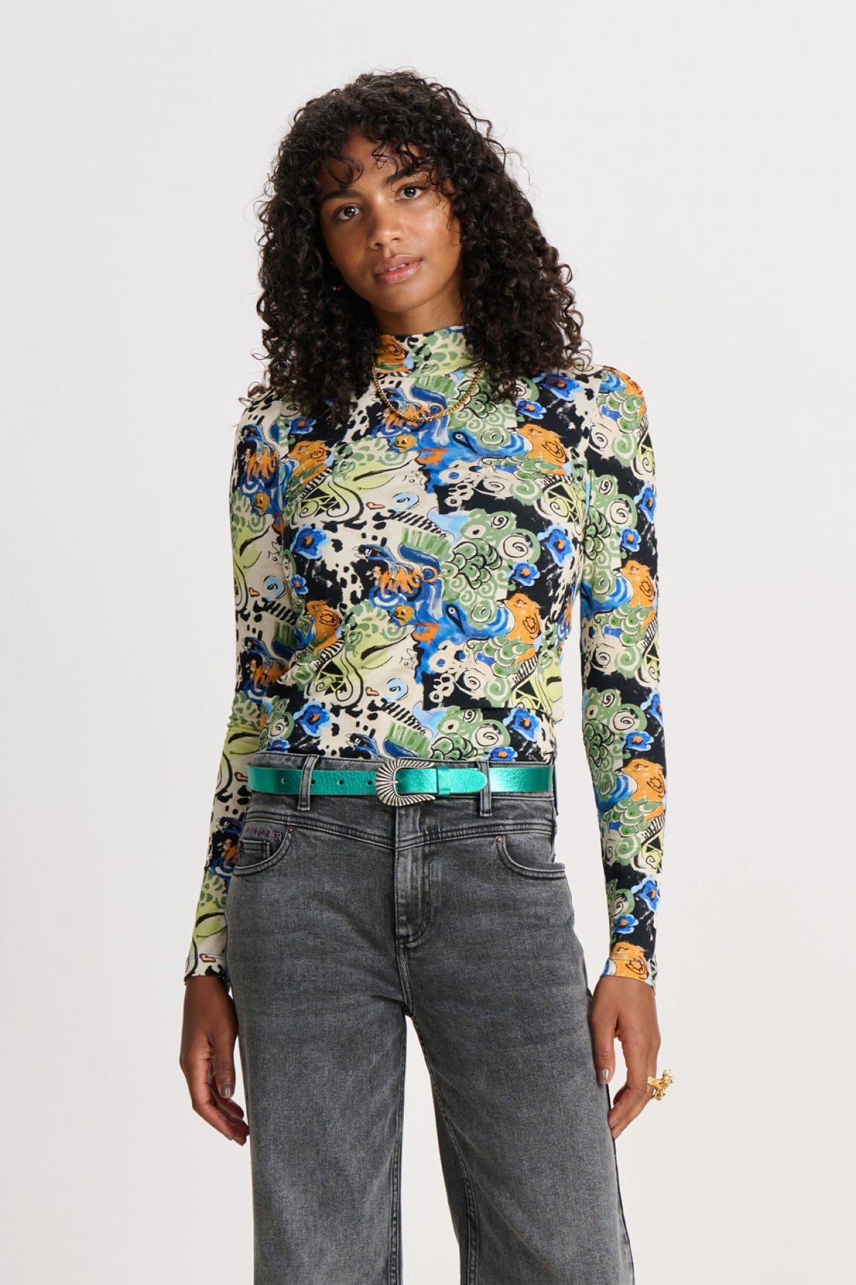 POM Amsterdam Turtlenecks Multi colour / 34 COL ROULÉ - Gleaming Glory