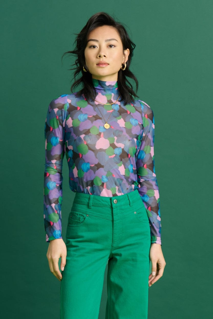 POM Amsterdam Turtlenecks Purple / 34 COL ROULÉ - Brushwork Lilac