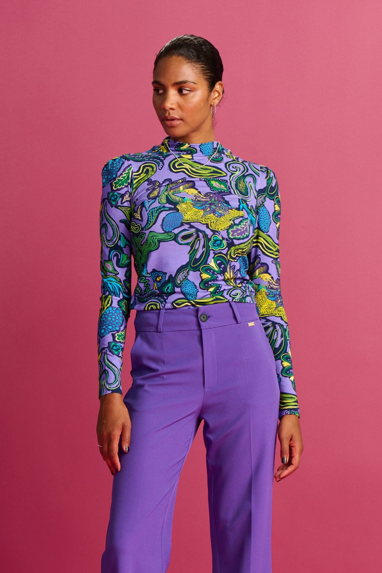 POM Amsterdam Turtlenecks Purple / 34 COL ROULÉ - Full Glow Lilac