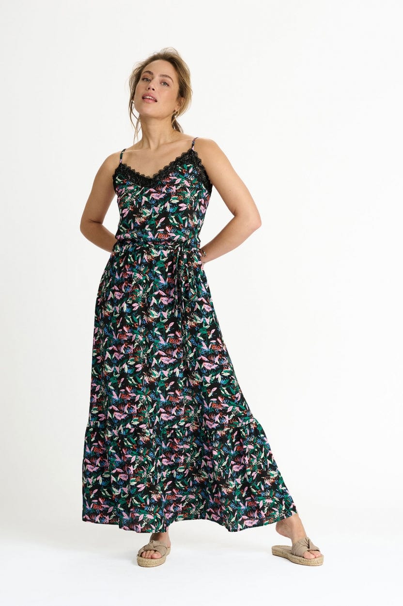 POM Amsterdam Dresses Black / 34 ROBE - Summer Fun