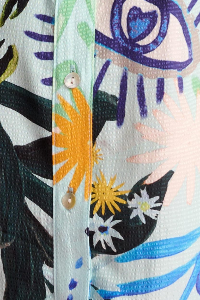 POM Amsterdam Dresses ROBE - Botanical Blue