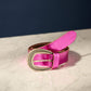 CEINTURE - Metallic Fuchsia Croco