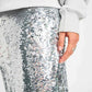 JUPE - Sequins Silver