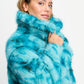 VESTE - Cleo Teal Green Animal