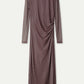 ROBE - Amber Check Brown