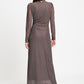 ROBE - Amber Check Brown