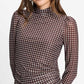 ROBE - Amber Check Brown