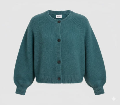 CARDIGAN - Meryl Teal Green