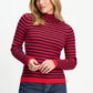 PULLOVER - Riley Striped Rouge Blue