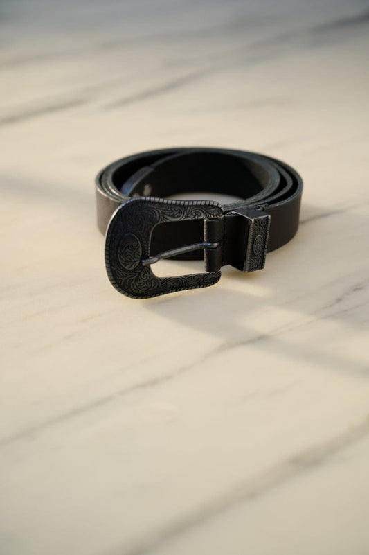 POM Amsterdam Belts Black / 75 CEINTURE - Billie Leather Black