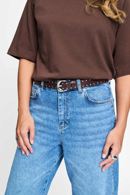POM Amsterdam Belts Brown / 75 CEINTURE - Rani Chocolate Brown