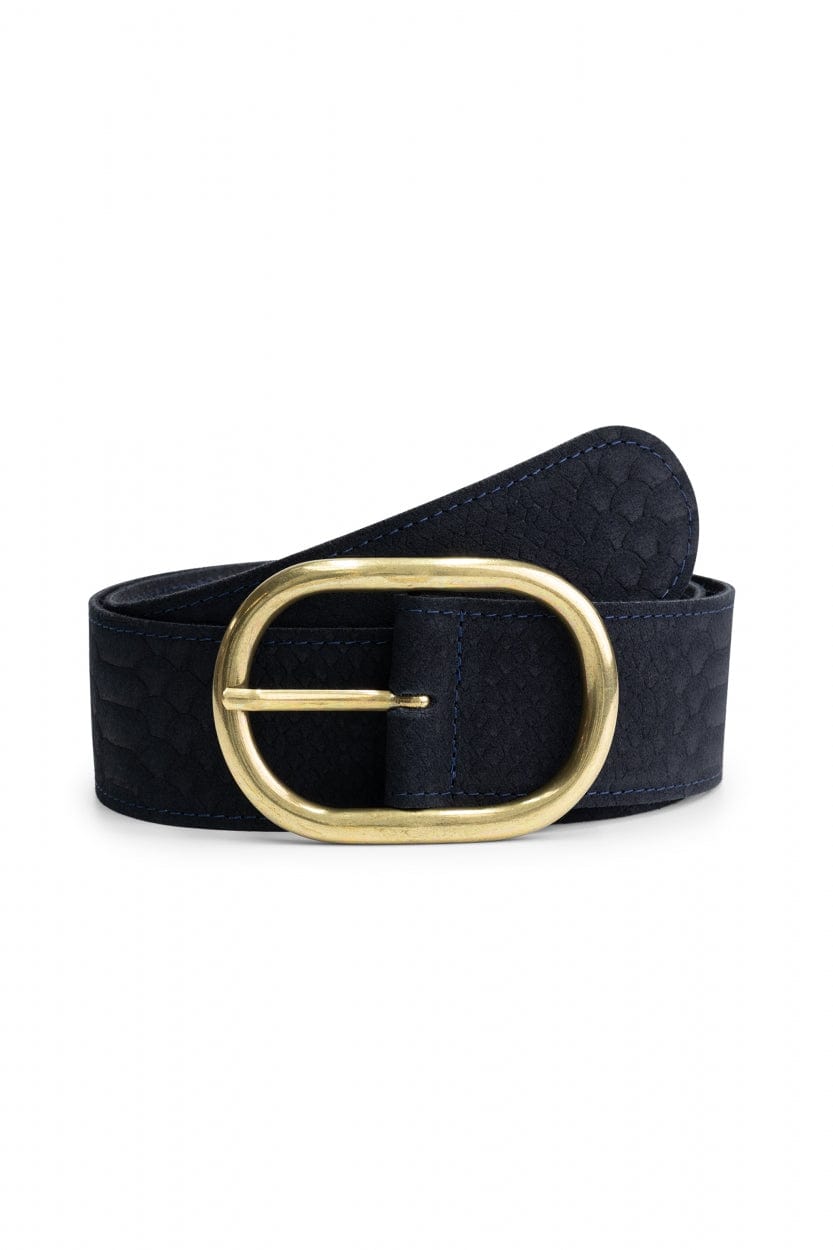 POM Amsterdam Belts CEINTURE - Olivia Suede Navy