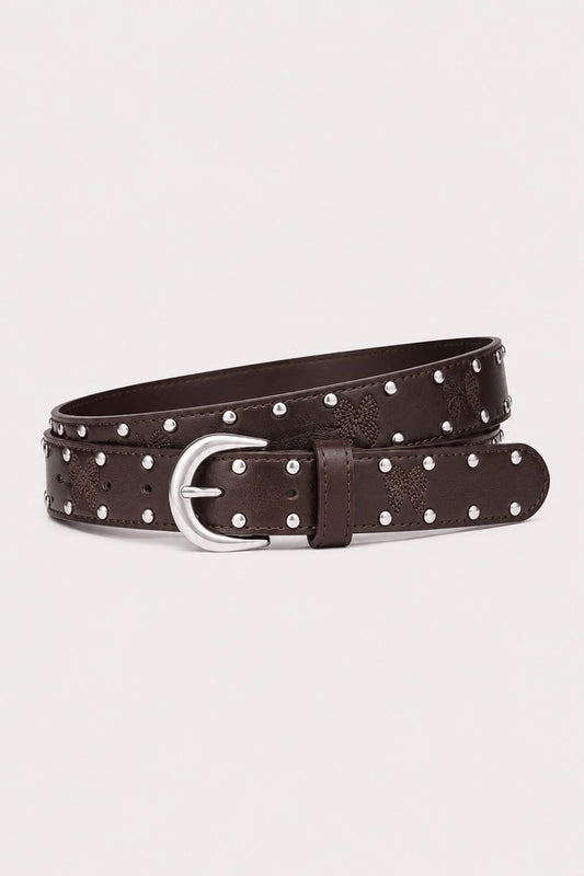 POM Amsterdam Belts CEINTURE - Rani Chocolate Brown