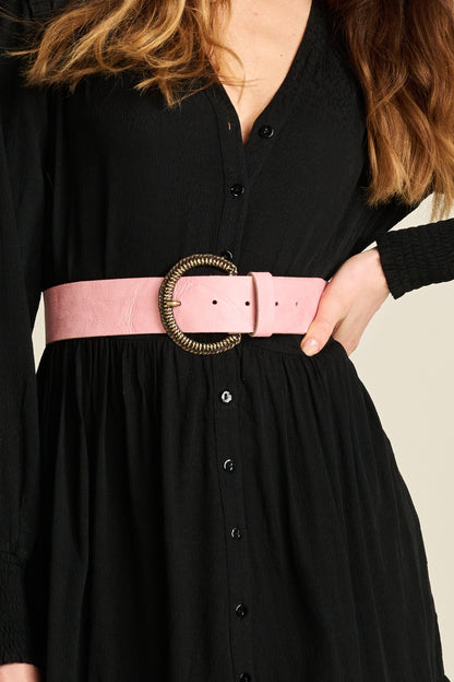 POM Amsterdam Belts Pink / 75 CEINTURE - Lola Powder Pink