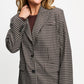 POM Amsterdam Blazers BLAZER - Laurie Check Brown