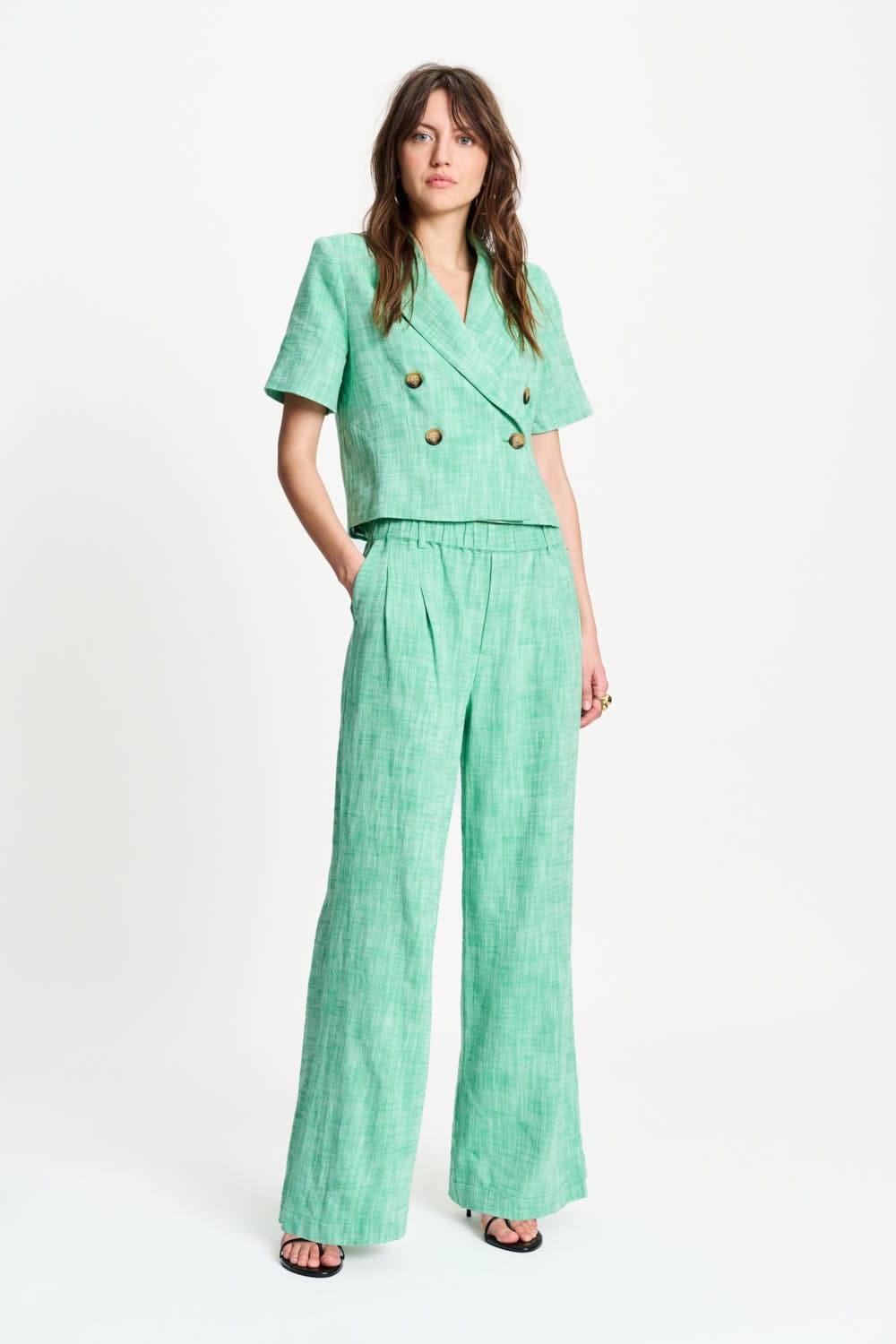 POM Amsterdam Blazers BLAZER - Palm Green