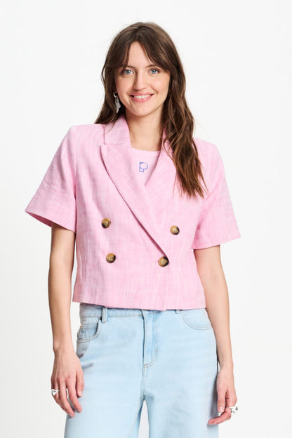 POM Amsterdam Blazers Pink / 34 BLAZER - Shell Pink