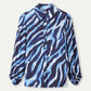 POM Amsterdam Blouses BLOUSE - Animal Blue