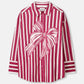 POM Amsterdam Blouses BLOUSE - Beau Ribbon Red
