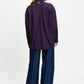 POM Amsterdam Blouses BLOUSE - Beau Twill Striped Blue