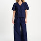 POM Amsterdam Blouses BLOUSE - Broderie Anglaise Night Blue