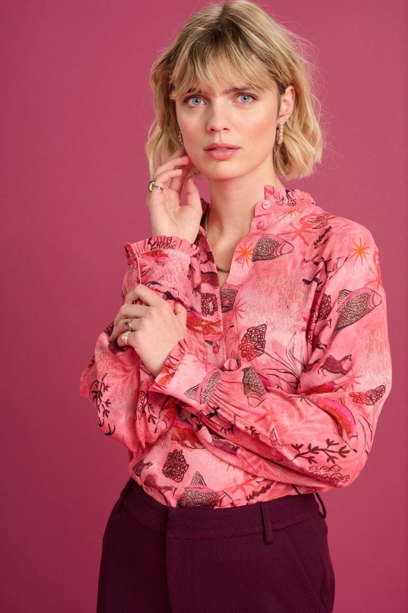 POM Amsterdam Blouses BLOUSE - Fantastique Rose