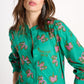 POM Amsterdam Blouses BLOUSE - Fern Green Shine