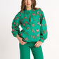 POM Amsterdam Blouses BLOUSE - Fern Green Shine