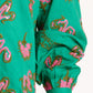 POM Amsterdam Blouses BLOUSE - Fern Green Shine