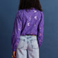 POM Amsterdam Blouses BLOUSE - French Violet Shine
