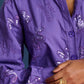 POM Amsterdam Blouses BLOUSE - French Violet Shine