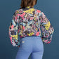 POM Amsterdam Blouses BLOUSE - Full Glow Deep Blue