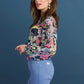 POM Amsterdam Blouses BLOUSE - Full Glow Deep Blue
