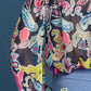 POM Amsterdam Blouses BLOUSE - Full Glow Deep Blue