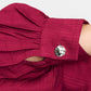 POM Amsterdam Blouses BLOUSE - Ivy Burgundy Red