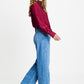 POM Amsterdam Blouses BLOUSE - Ivy Burgundy Red