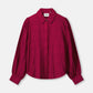 POM Amsterdam Blouses BLOUSE - Ivy Burgundy Red